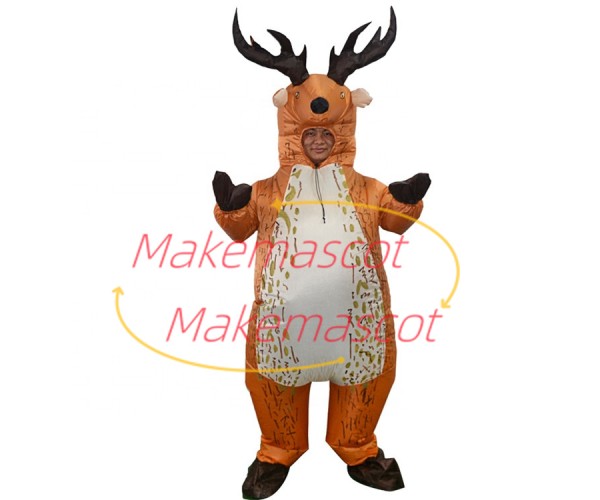 Inflatable Power Sika Deer Mascot Costume Inflatable Power Sika Deer Mascot Costume