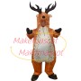 Inflatable Power Sika Deer Mascot Costume