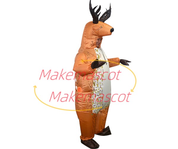 Inflatable Power Sika Deer Mascot Costume Inflatable Power Sika Deer Mascot Costume