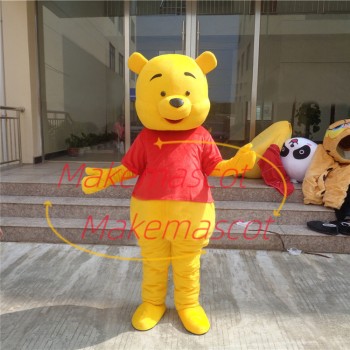 Winnie the Pooh Mascot Cartoon Costume Winnie the Pooh Mascot Cartoon Costume