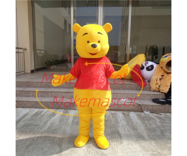 Winnie the Pooh Mascot Cartoon Costume