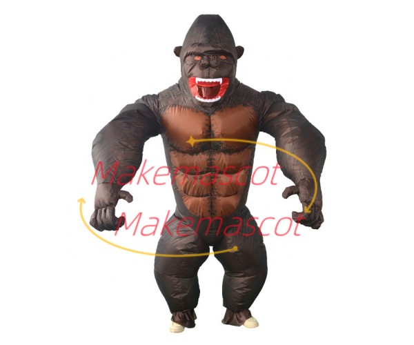 Inflatable Fierce Muscle Chimpanzee Mascot Costume Inflatable Fierce Muscle Chimpanzee Mascot Costume