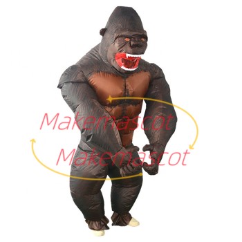 Inflatable Fierce Muscle Chimpanzee Mascot Costume Inflatable Fierce Muscle Chimpanzee Mascot Costume