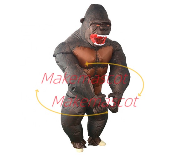 Inflatable Fierce Muscle Chimpanzee Mascot Costume Inflatable Fierce Muscle Chimpanzee Mascot Costume