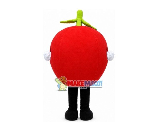 Lightweight Mature Red Apple Mascot Costume
