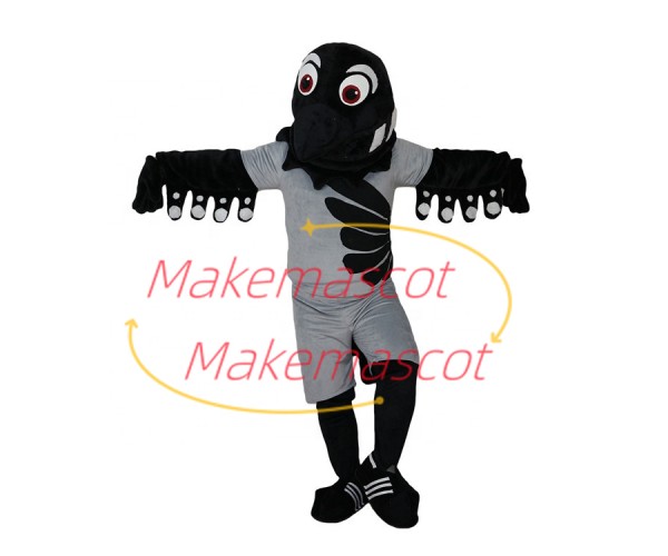 Active Defensive Swift Blackbird Mascot Costume Active Defensive Swift Blackbird Mascot Costume