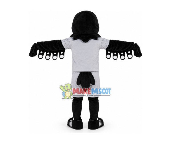 Active Defensive Swift Blackbird Mascot Costume Active Defensive Swift Blackbird Mascot Costume