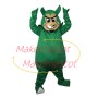 The Evil Green Devil Mascot Costume
