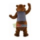 Energetic Squirrel Wearing Sports Vest Mascot Costume Energetic Squirrel Wearing Sports Vest Mascot Costume