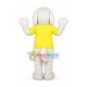 Obedient White Long-haired Pet Dog Mascot Costume Obedient White Long-haired Pet Dog Mascot Costume