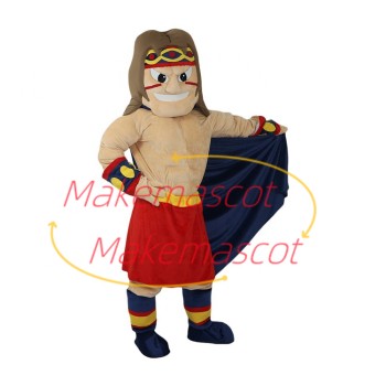 Victorious Samurai In The Arena Mascot Costume