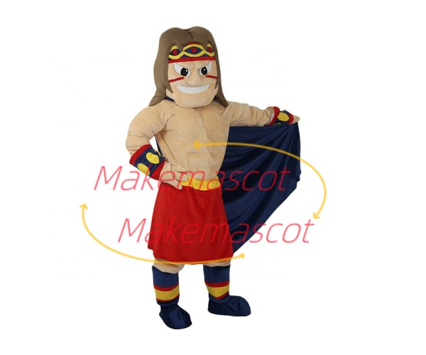 Victorious Samurai In The Arena Mascot Costume
