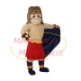 Victorious Samurai In The Arena Mascot Costume