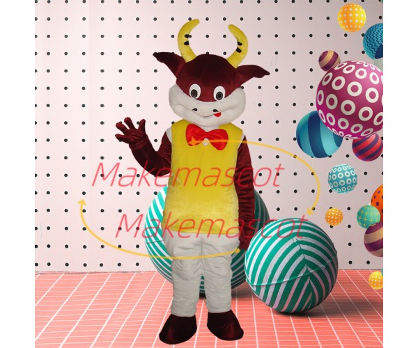 Lightweight Serving Cattle Mascot Costume