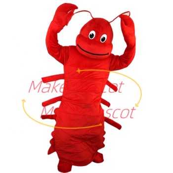 Creeping Red Big Lobster Mascot Costume Creeping Red Big Lobster Mascot Costume
