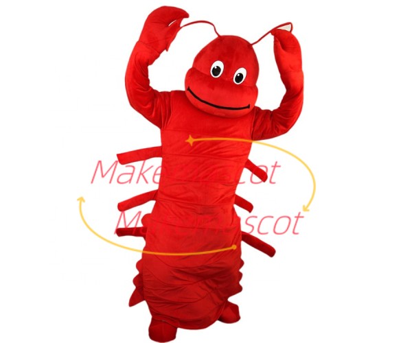Creeping Red Big Lobster Mascot Costume Creeping Red Big Lobster Mascot Costume