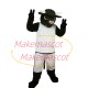 The Celebratory Happy Black Bull Mascot Costume The Celebratory Happy Black Bull Mascot Costume