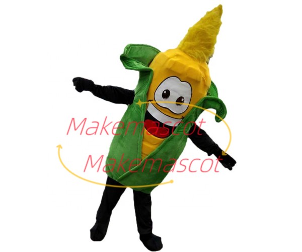 Mature Corn With Shedding Skin Mascot Costume Mature Corn With Shedding Skin Mascot Costume