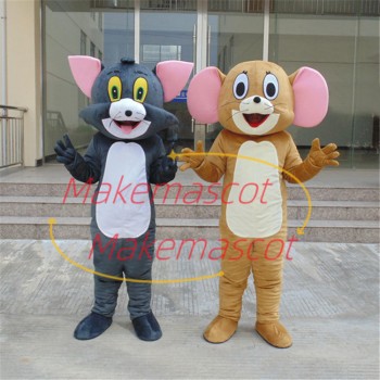 Tom and Jerry Adult Cartoon Mascot Costume