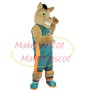 Sturdy Green Eyed Horse of Basketball Team Mascot Costume