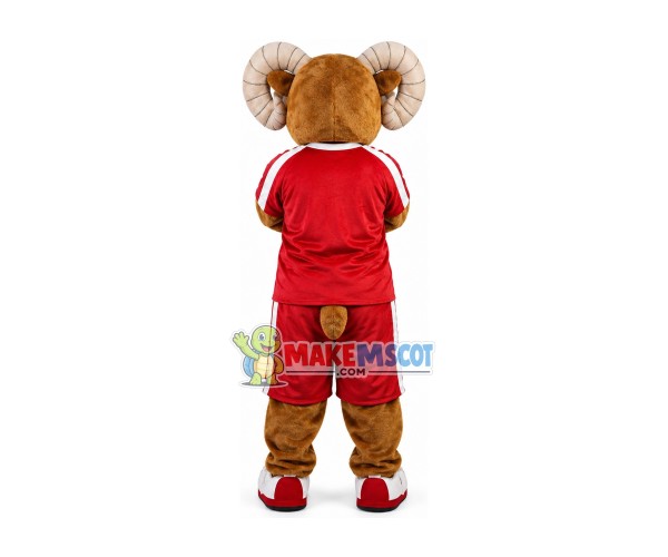 Basketball Team Captain Antelope Mascot Costume Basketball Team Captain Antelope Mascot Costume