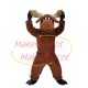 Exuberant Adult Plush Reindeer Mascot Costume