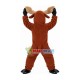 Exuberant Adult Plush Reindeer Mascot Costume