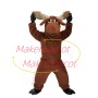 Exuberant Adult Plush Reindeer Mascot Costume