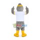 Encouraging Gray Eagle Coach Mascot Costume Encouraging Gray Eagle Coach Mascot Costume