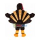 Peacock With Golden Tail Feathers Mascot Costume Peacock With Golden Tail Feathers Mascot Costume