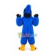Customized Blue Hairy Falcon Mascot Costume Customized Blue Hairy Falcon Mascot Costume