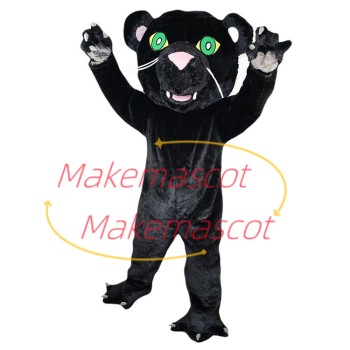 The Fast-growing Baby Panther Mascot Costume The Fast-growing Baby Panther Mascot Costume