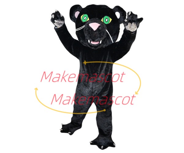 The Fast-growing Baby Panther Mascot Costume