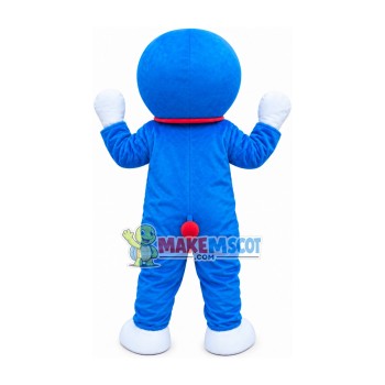 Doraemon With Big Smile Face Mascot Costume Doraemon With Big Smile Face Mascot Costume