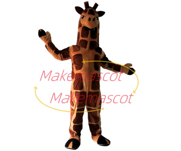 Haughty Giraffe In The African Savannah Mascot Costume