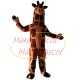 Haughty Giraffe In The African Savannah Mascot Costume Haughty Giraffe In The African Savannah Mascot Costume