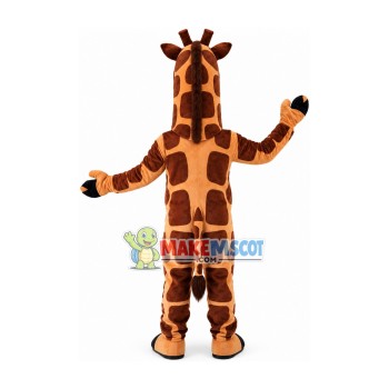 Haughty Giraffe In The African Savannah Mascot Costume
