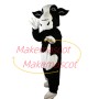 Black Cow With Mild Spleen Mascot Costume