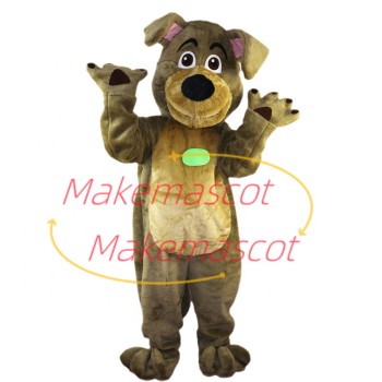 Amicable The Brown House Dog Mascot Costume
