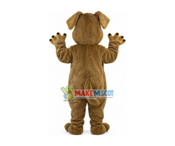 Amicable The Brown House Dog Mascot Costume