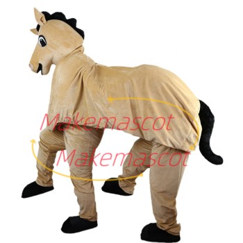 Professional Vigorous Double Horse Mascot Costume