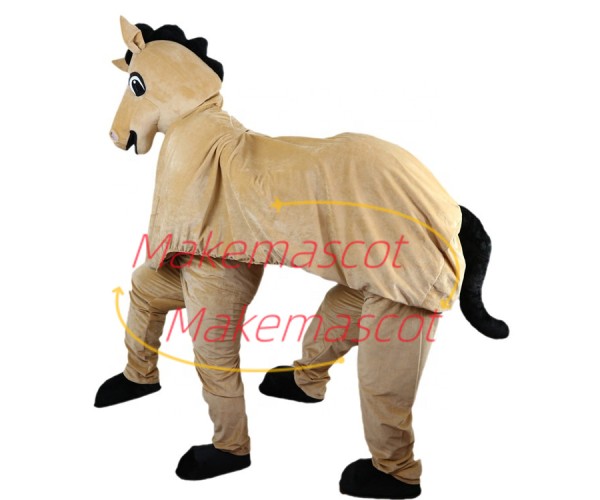 Professional Vigorous Double Horse Mascot Costume Professional Vigorous Double Horse Mascot Costume