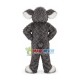 Strong Grey Shaggy Dog Mascot Costume Strong Grey Shaggy Dog Mascot Costume