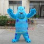 Blue Shaggy Monster Sullivan Mascot Costume