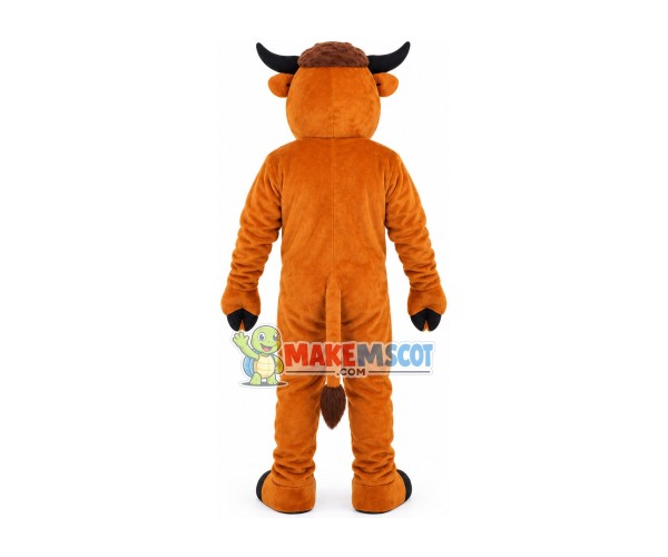 Mild Brown Cattle Adult Size Mascot Costume