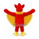 Rare Red Hairy Flame Bird Mascot Costume Rare Red Hairy Flame Bird Mascot Costume