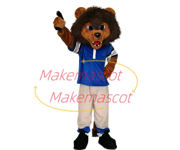 Cheering Athlete Lion Mascot Costume Cheering Athlete Lion Mascot Costume