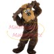 Mischievous Brown Furry Dog Mascot Costume Mischievous Brown Furry Dog Mascot Costume