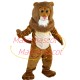 Muffled Pink Nose Lion Mascot Costume