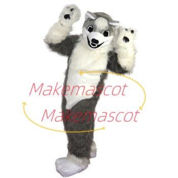 The Loyal Active Husky Mascot Costume The Loyal Active Husky Mascot Costume